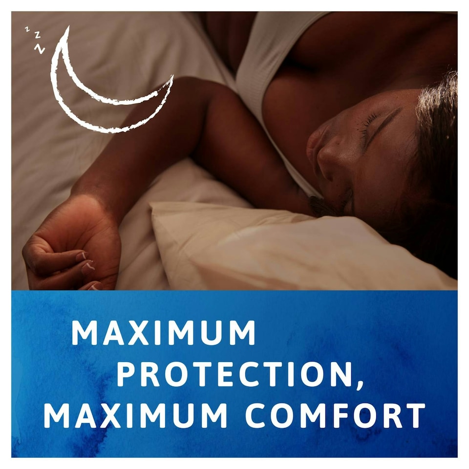 image 1 of TENA Discreet Maxi Night Incontinence Pads 48 Pack