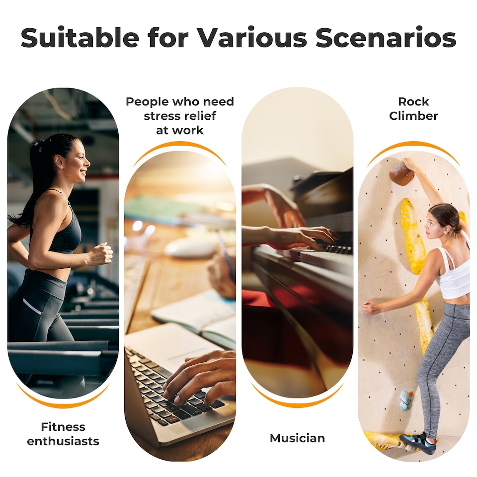 image 1 of Centra Hand Grip Strengthener Metal Non-Slip Gym Trainer Set