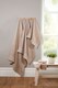 image 2 of Eden Weave Pure Cotton Face Cloth Towels Set Of 4 | Brown | Mink | 4