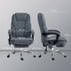 image 7 of Vinsetto Massage Office Chair, Heated Reclining Desk Chair, Dark Grey