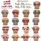 image 2 of 12pcs Novelty Glitter Christmas Glasses Eyewear Christmas Party Props Stocking Fillers Assorted Any 12 Frames
