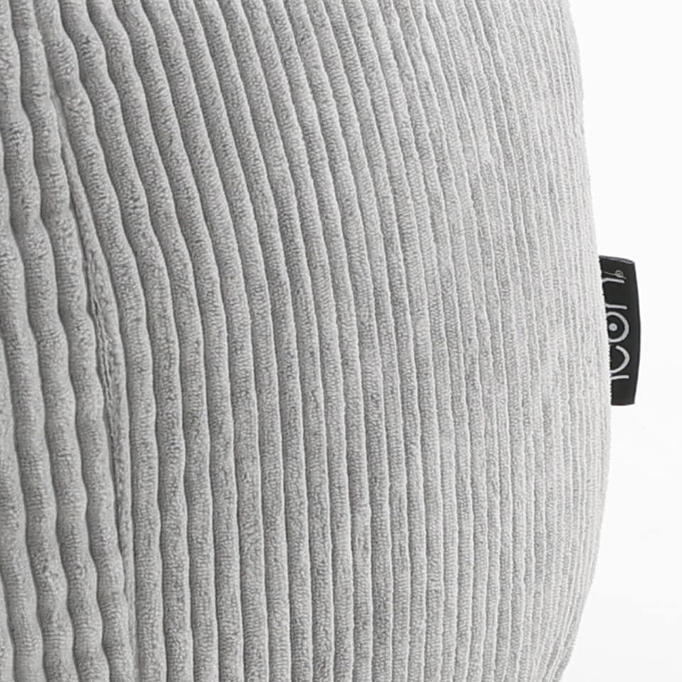 image 1 of Kingston Classic Beanbag Corduroy Light Grey Set of 2 | Grey | Light Grey | 2