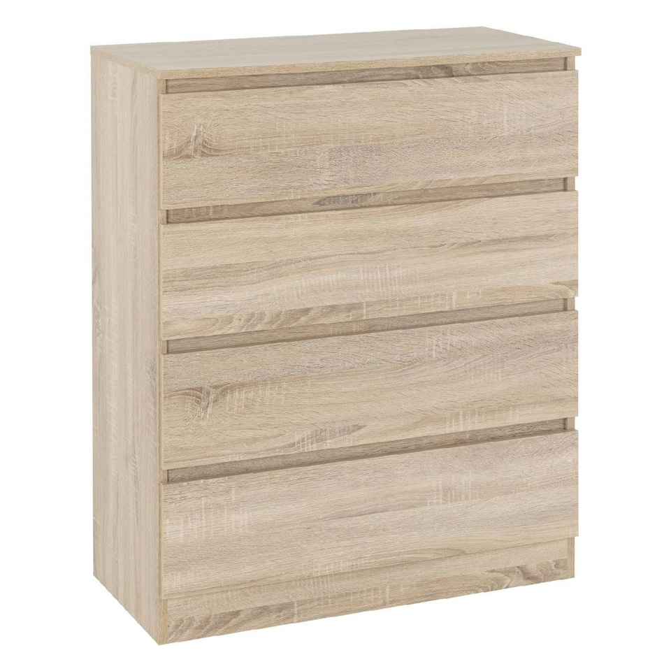 image 1 of Malvern 4 Drawer Chest Grey