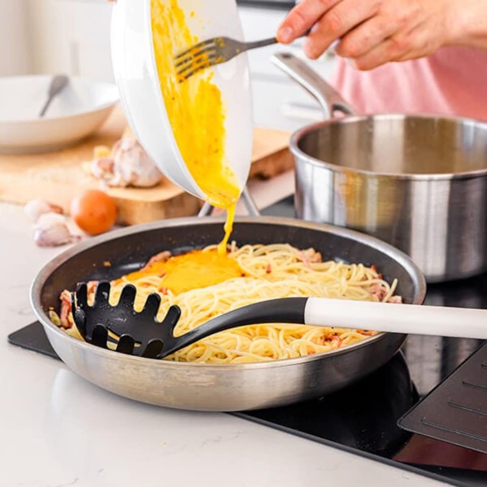 image 1 of KitchenAid Classic Pasta Server Porcelain White