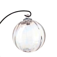 Amelia Art Glass Hanging Friendship Globe Ornament