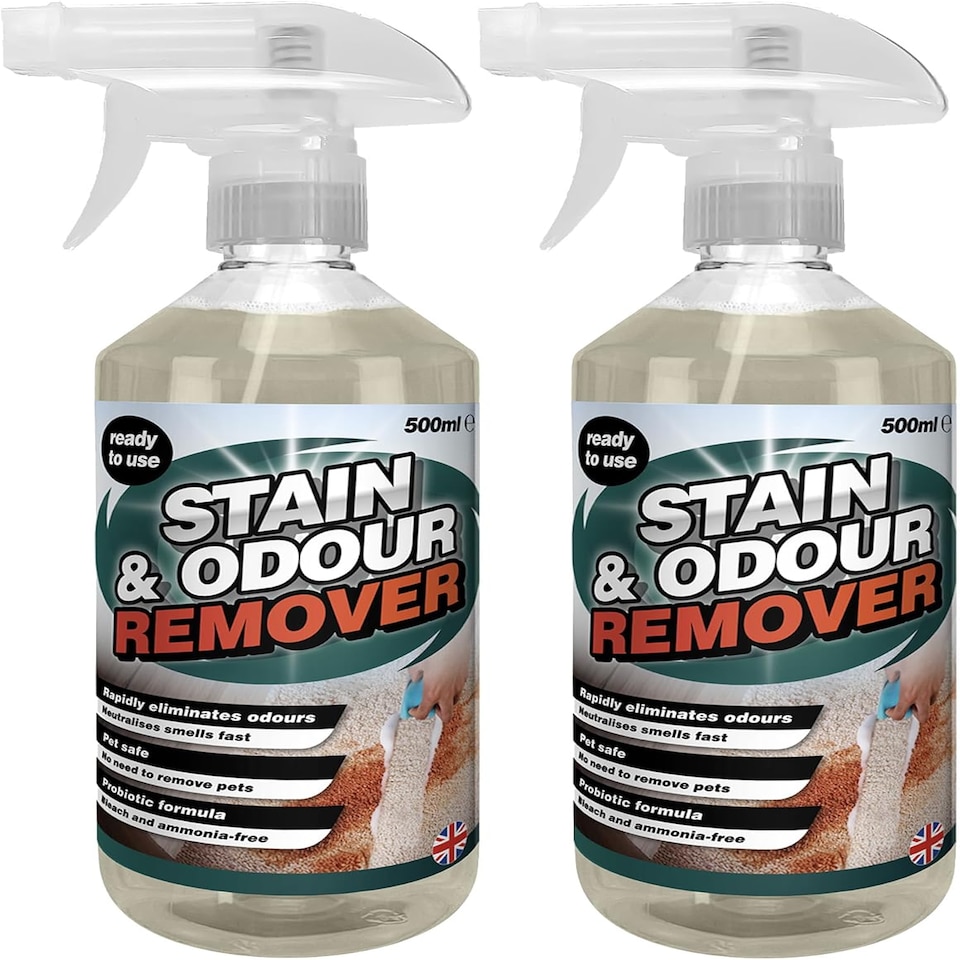 image 1 of 6 x 500ml Pet Friendly Stain & Odour Remover Trigger Spray