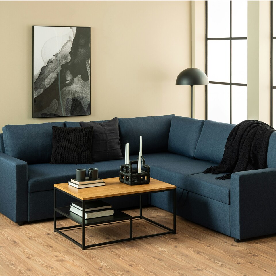 image 1 of Gila Coffee Table with Open Shelf in Oak