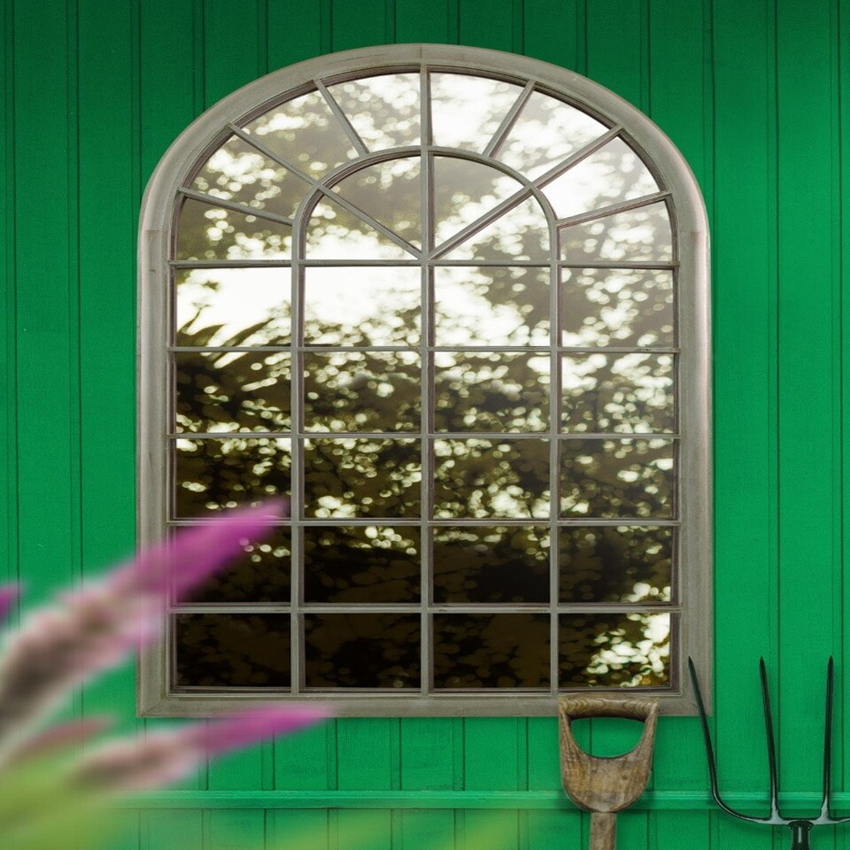 image 1 of Somerley Country Arch Large Garden Mirror 160 x 91 CM N/A