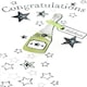 image 3 of Congratulations Celebrate Luxury Champagne Greeting Card Hand-Finished Cards