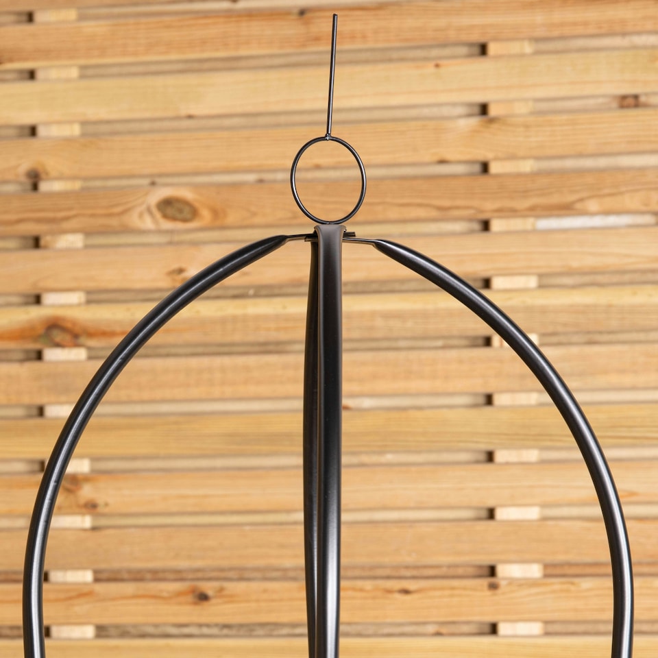 image 1 of 1.9m Metal Garden Patio Obelisk Trellis for Climbing Plants
