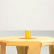 image 3 of Apollo Table Lamp with Round Shade, Brushed Brass