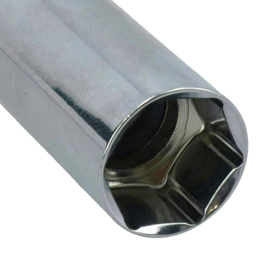 image 1 of Extra Long Diesel Glow Plug Socket Set Universal Joint 8-16mm Removal 3/8" Dr
