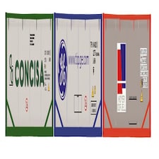 Hornby Tanktainer Set (3) Concisa/TIP/Hoyer