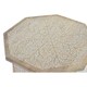 image 2 of Side table DKD Home Decor 49 x 49 x 53,5 cm Brown White Mango wood N/A