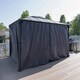 image 3 of Martinique Curtain Set for Rectangle Gazebo 4000/5000 - L465 x W465 x H217 cm (Gazebo Not Included)