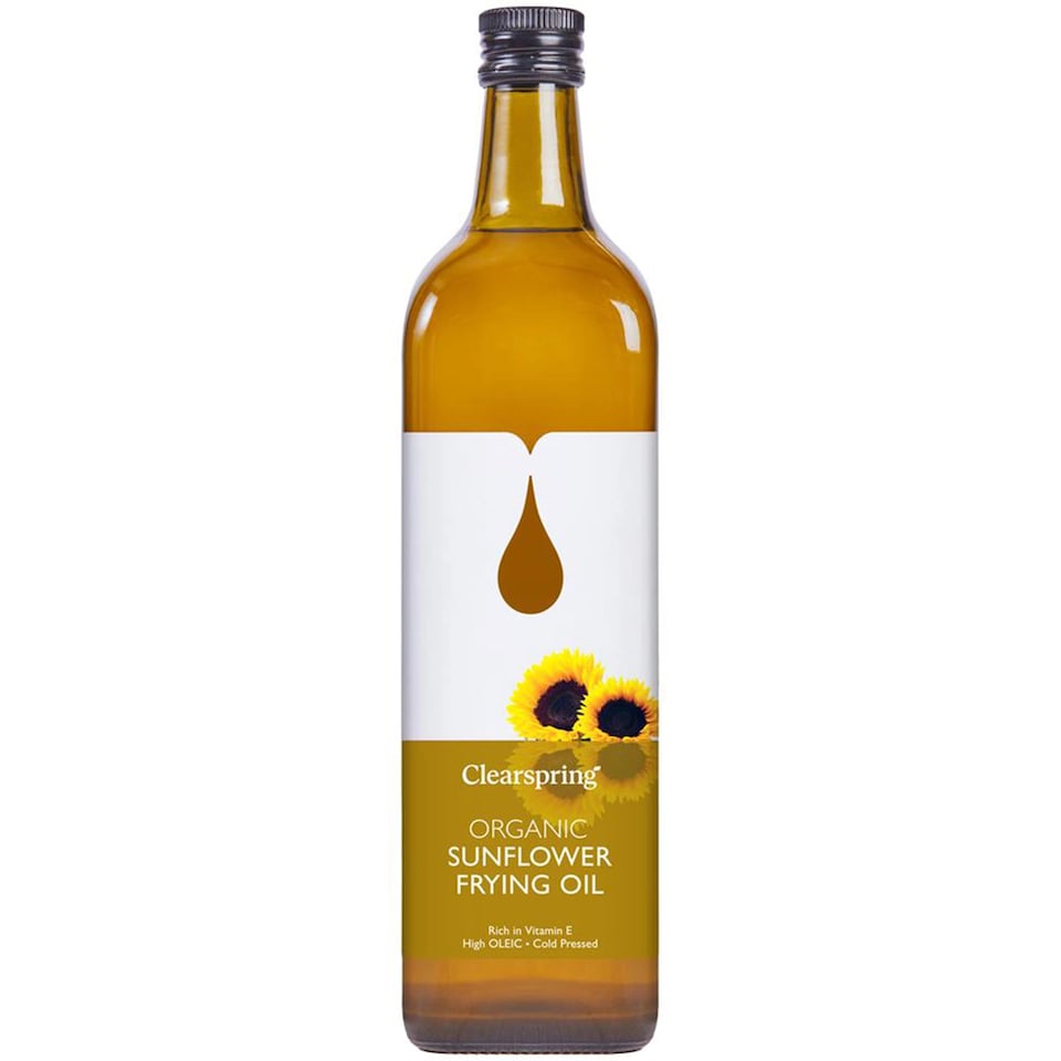 Organic Sunflower Frying Oil 1L (Clearspring) | Multi