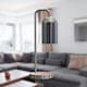 image 7 of Set of 2 Victoria - Satin Nickel Touch Lamps with Smoke Glass Shades Silver | Grey