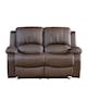 image 3 of Glendale 2 Seat Reclining Sofa - Brown