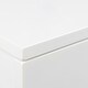 image 5 of Avignon Square Bedside Table with 1 Drawer in White