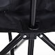 image 8 of Outsunny 6 Seat Camping Bench Folding Portable Outdoor with Cooler Bag Black