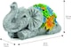 image 3 of Pack of 3 Solar Frog Garden Ornament | Grey | One Size