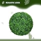 image 4 of HOMCOM Set of 2 Artificial Topiary Balls Indoor Outdoor Faux Boxwood Balls