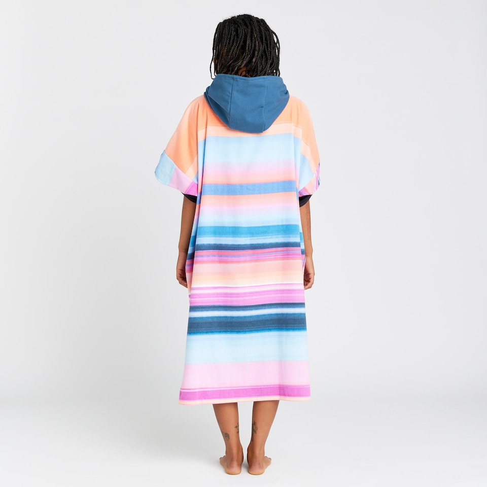 image 1 of Decathlon Adult surf beach poncho >150 cm, 500 Sunset pink
