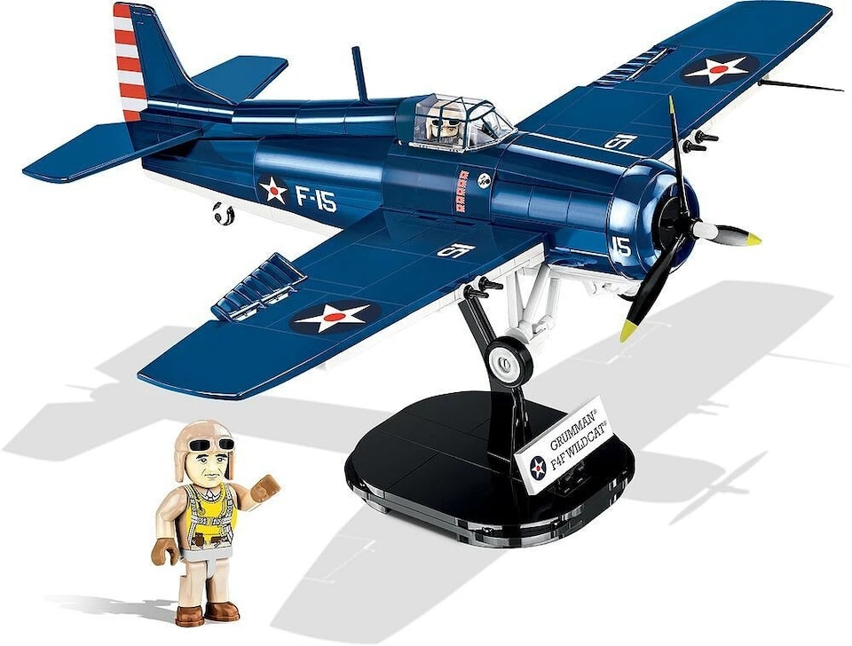 image 1 of Cobi 5731 World War II  Grumman Wild Cat 375 pcs