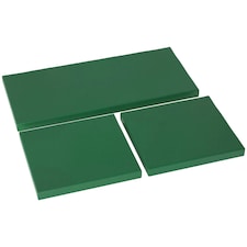 Outsunny 3PCs Rattan Garden Seat Cushions Pads for Patio Furniture Green | Green