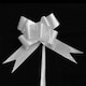 image 4 of 60 White Pullbows (50mm)
