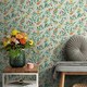 image 2 of Cath Kidston Birds Wallpaper - Sage - 10m x 53cm Green