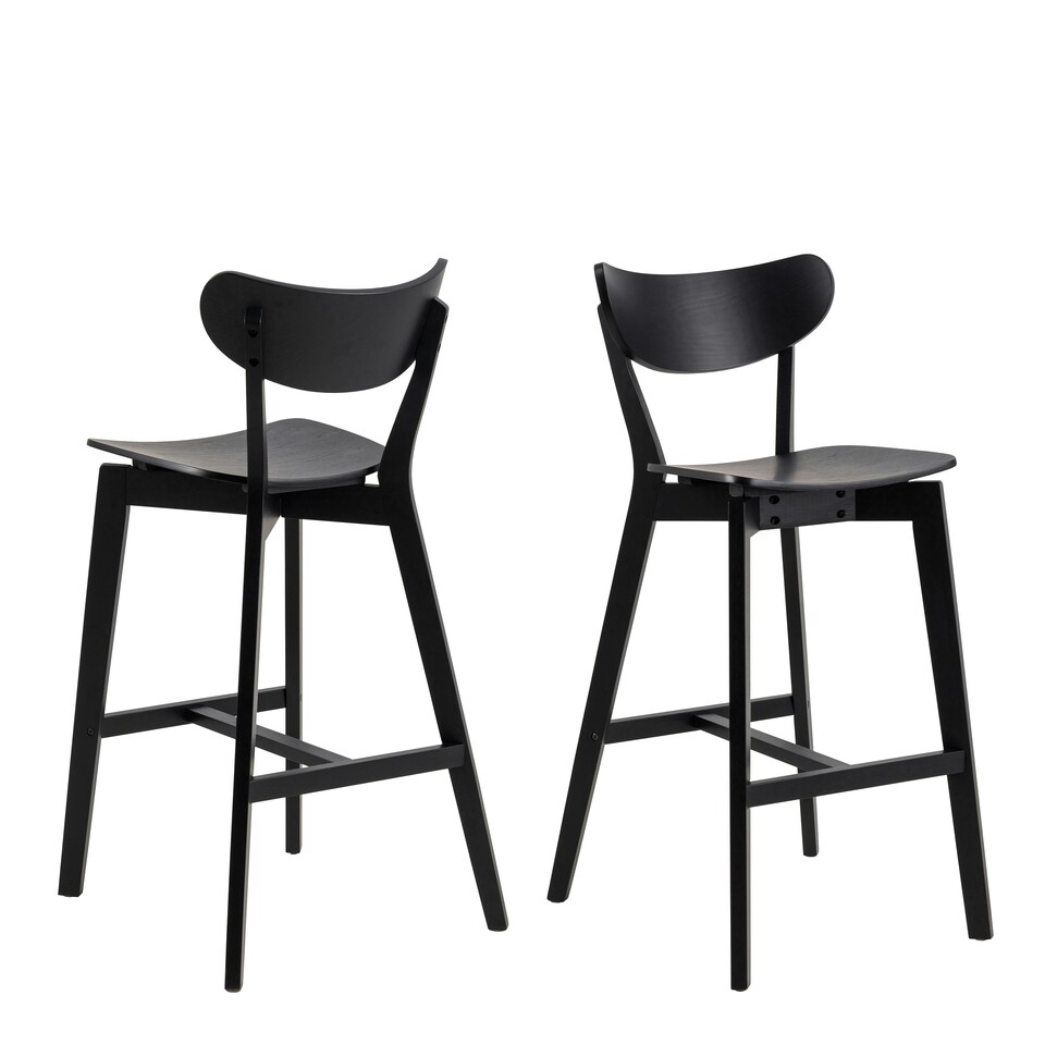 image 1 of Roxby Bar Stool in Oak Set of 2
