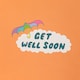 image 3 of Hallmark Liz Harry 'Under the Weather' Get Well Card - Contemporary Design