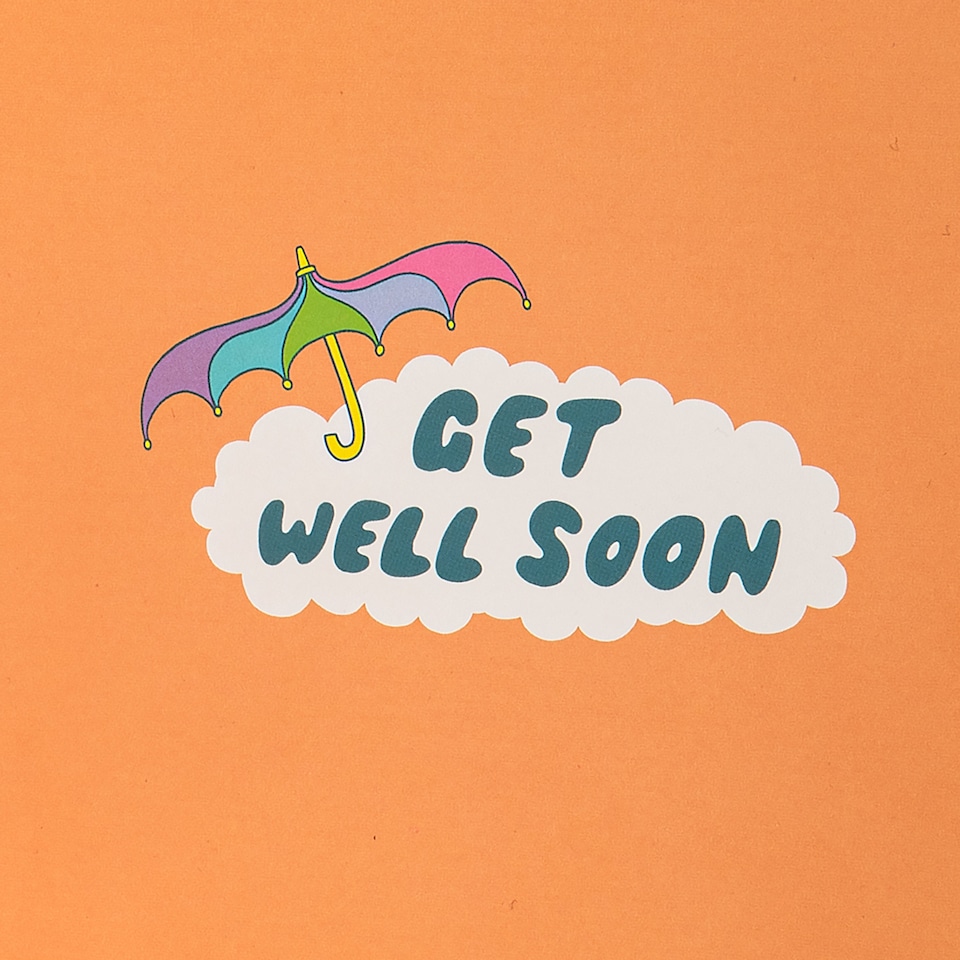 image 1 of Hallmark Liz Harry 'Under the Weather' Get Well Card - Contemporary Design