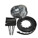 image 1 of Flexible Black Plastic Garden Lawn Edging with 40 Pegs (10m) - 2 Rolls