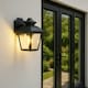 image 2 of CGC HOPE Black Outdoor Wall Lantern Light Black