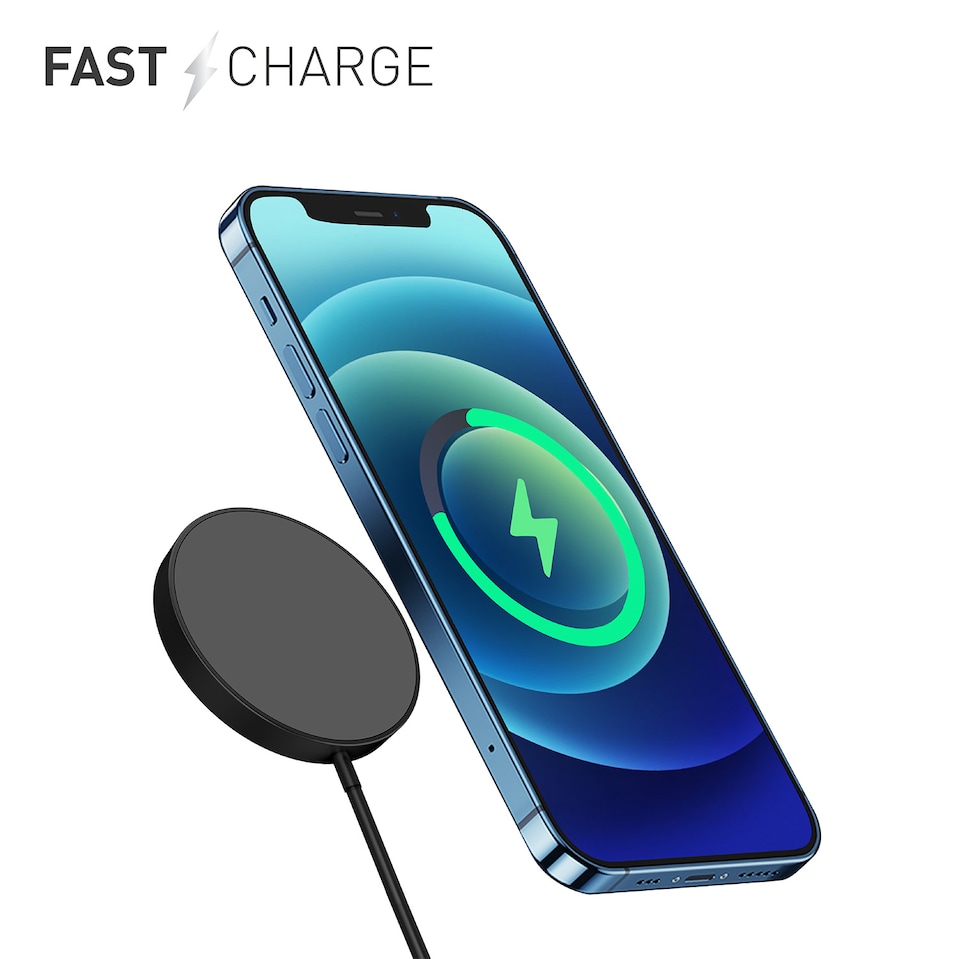 image 1 of SilverLabel 15W Mag-Safe Charger Black
