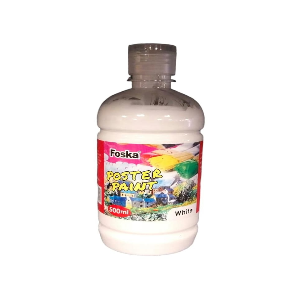 image 1 of 500ml White Poster Color Paint