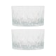 image 1 of LAV Odin Glass Snack Bowls - 9.5cm - Pack of 2 Clear