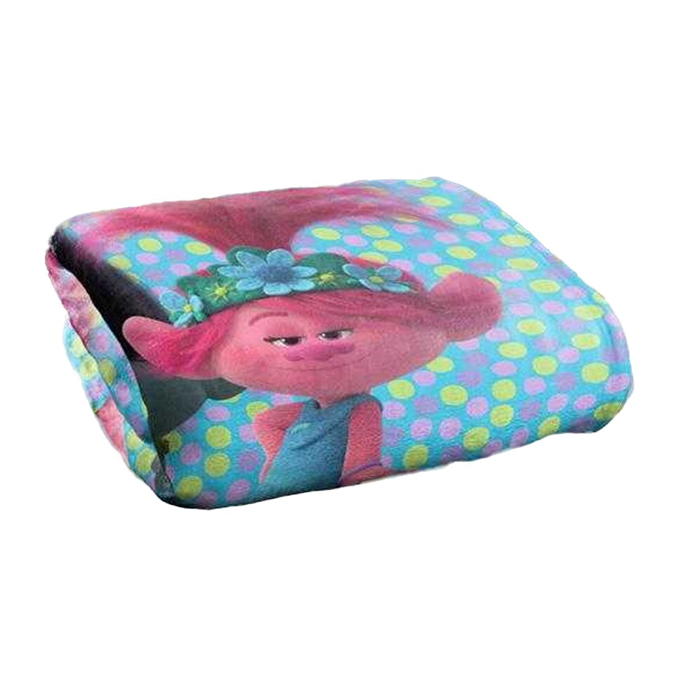 image 1 of Trolls Silky Group Soft Touch Blanket | Multi | Multicoloured | One Size | 1