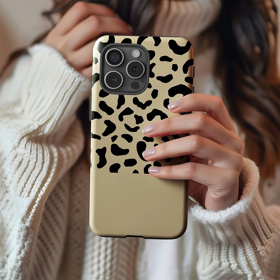 image 1 of Mocca Leopard Phone Case | Brown | iPhone 14 Pro
Tough | iPhone 14 Pro
Tough