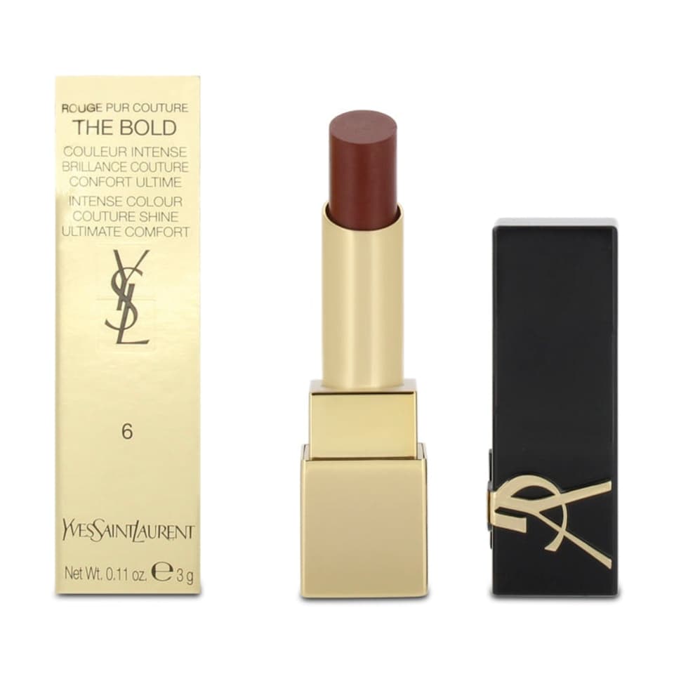 image 1 of YSL Intense Colour Couture Shine Ultimate Comfort Red Lipstick 6 Reignited Amber N/A