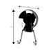 image 4 of Showerdrape SuctionLoc Chrome Suction Wall Mounted Robe Hook with Mounting Disc | Silver | 1