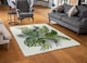image 2 of Green Tropical Foliage Rug | Multi