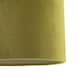 image 3 of Soft Velvet Olive Green Fabric Round Lamp Shade for Table or Pendant | Green | Olive Green | 1