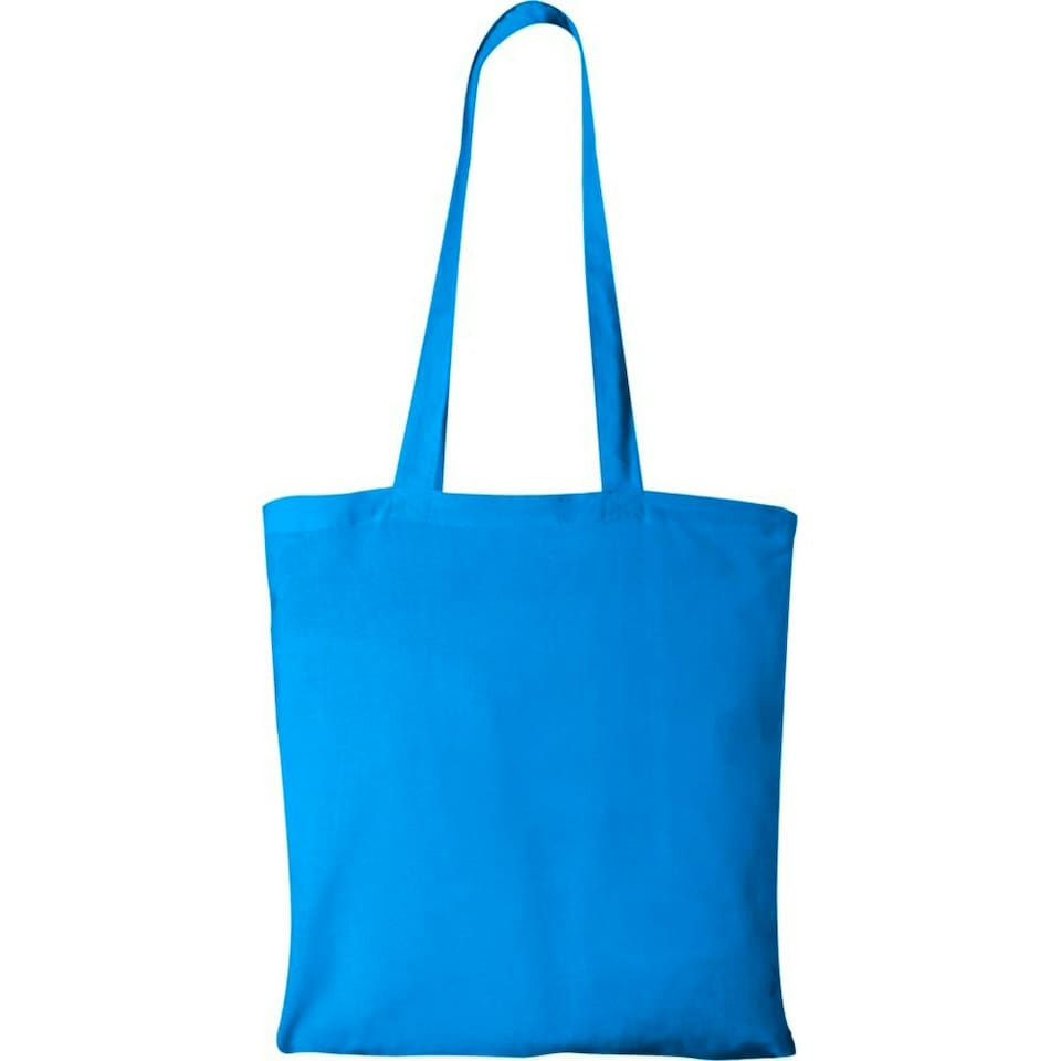 image 1 of Bullet Carolina Cotton Tote - Aqua Blue - 38 x 42 cm | Blue