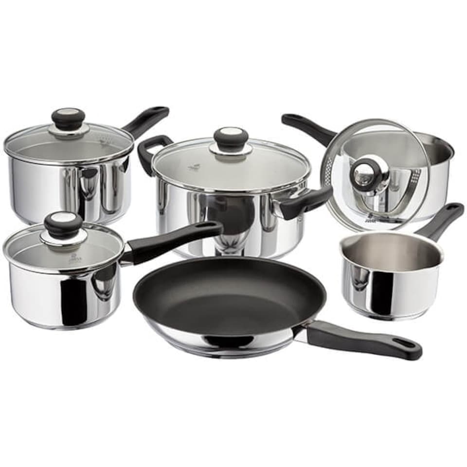 image 1 of Judge Vista 6 Piece Draining Saucepan Set