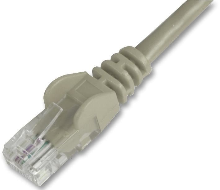 PRO SIGNAL - 2m Grey Cat5e Snagless UTP Ethernet Patch Lead