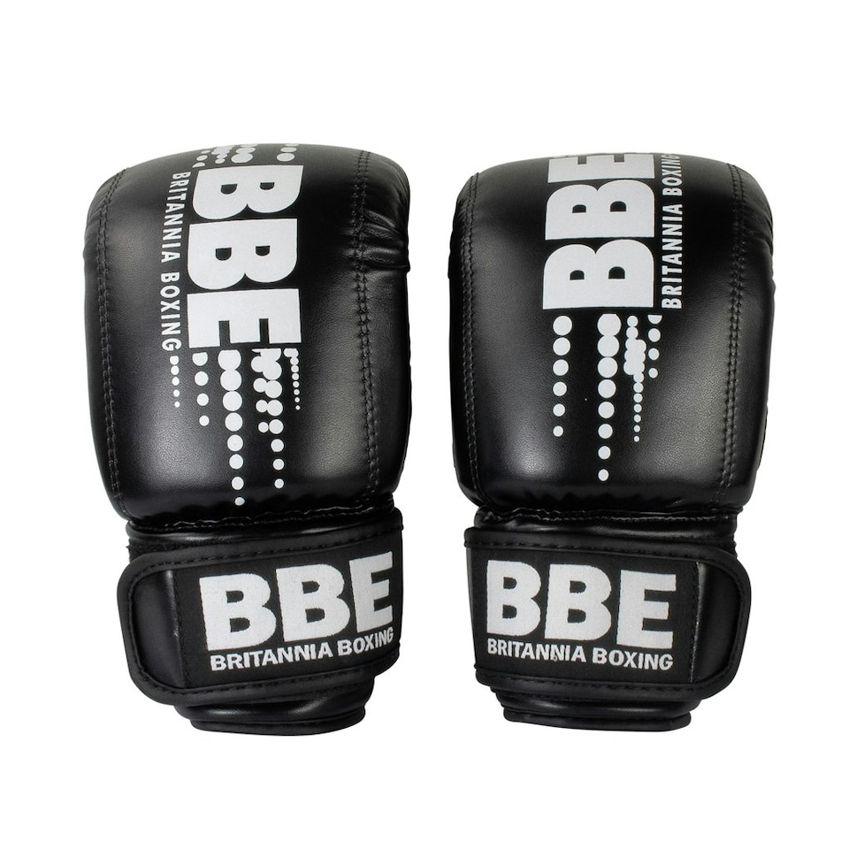 BBE Unisex Adult PVC Punching Bag Mitts - Red/White - S-M