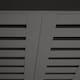 image 5 of Oslo 2 Door Wooden Shoe Storage Cabinet Rack Stand Cupboard Slatted Doors | Black
